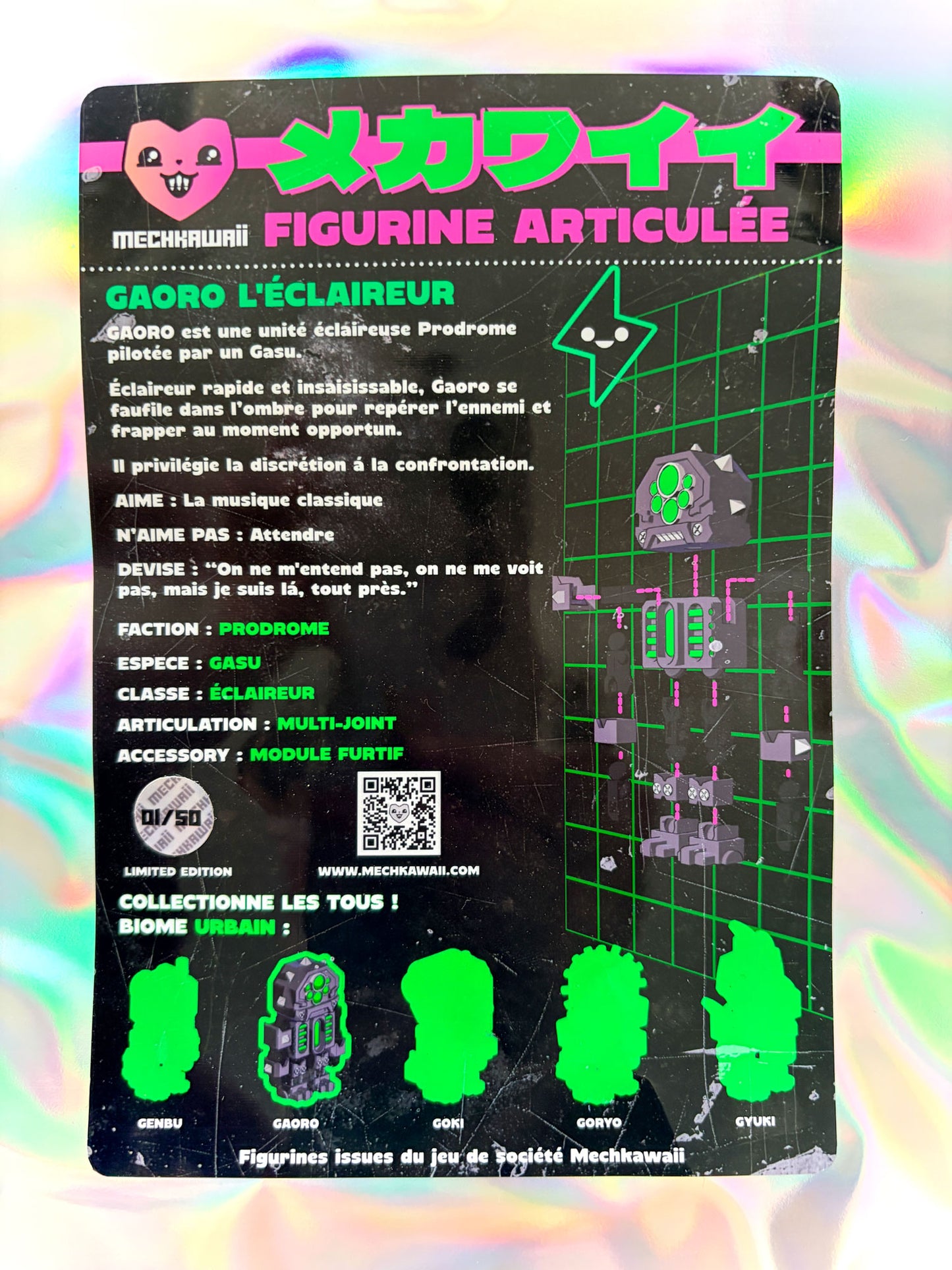 Gaoro – Éclaireur | Figurine Art Toy Mechkawaii