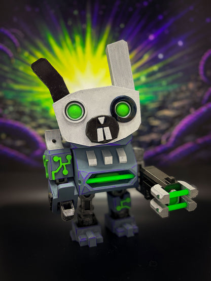 Gr33n_Sc4m – Hacker | Figurine Art Toy Mechkawaii