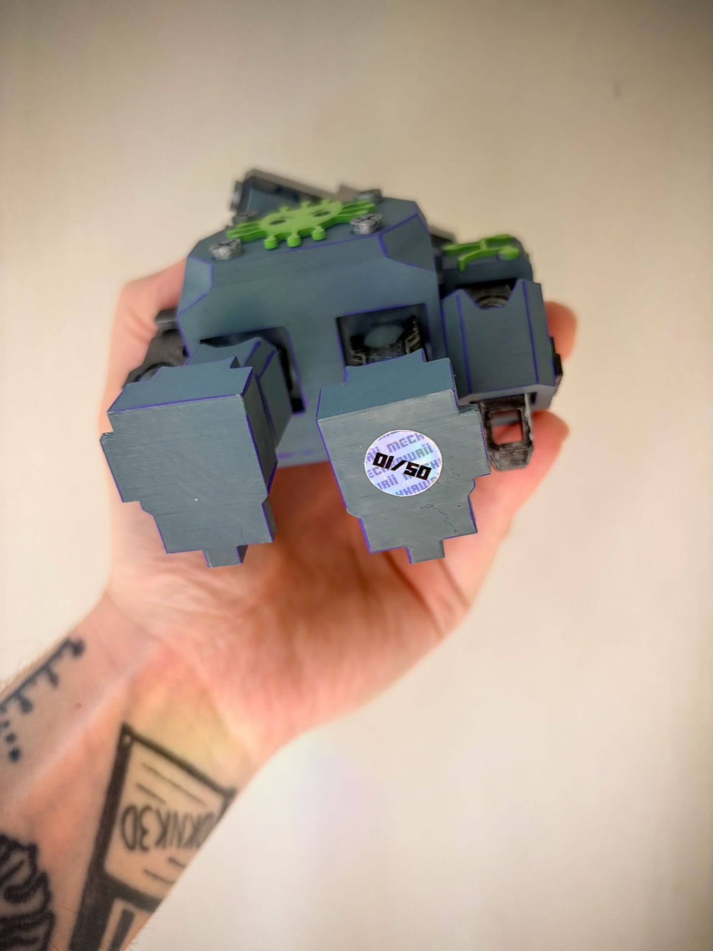 Gr33n_Sc4m – Hacker | Figurine Art Toy Mechkawaii